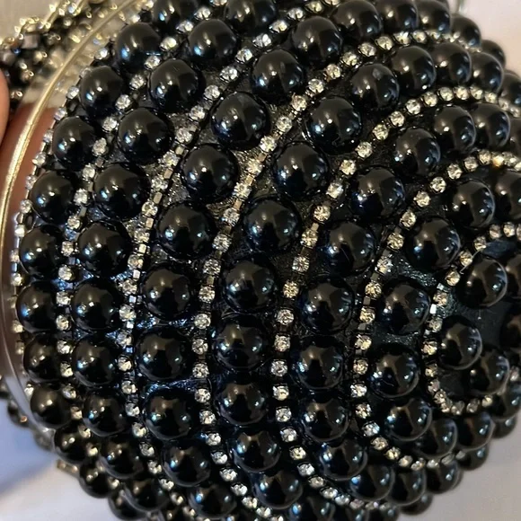 Badgley Mischka Deco Sphere Clutch Wristlet Bag - Picture 8 of 8